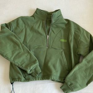 SET Active Half Zip Sweatshirt - Green Juice